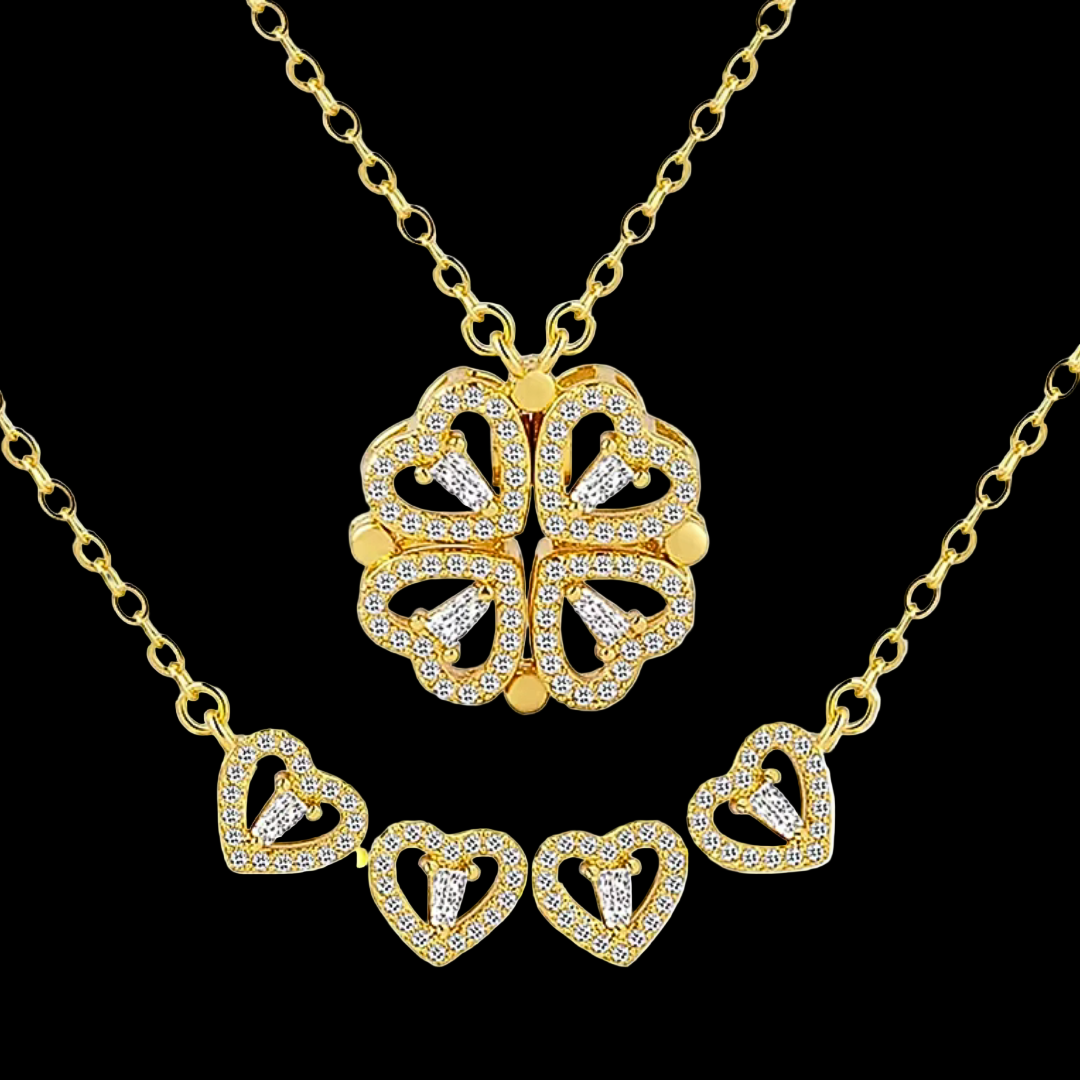 Clover Heart Necklace