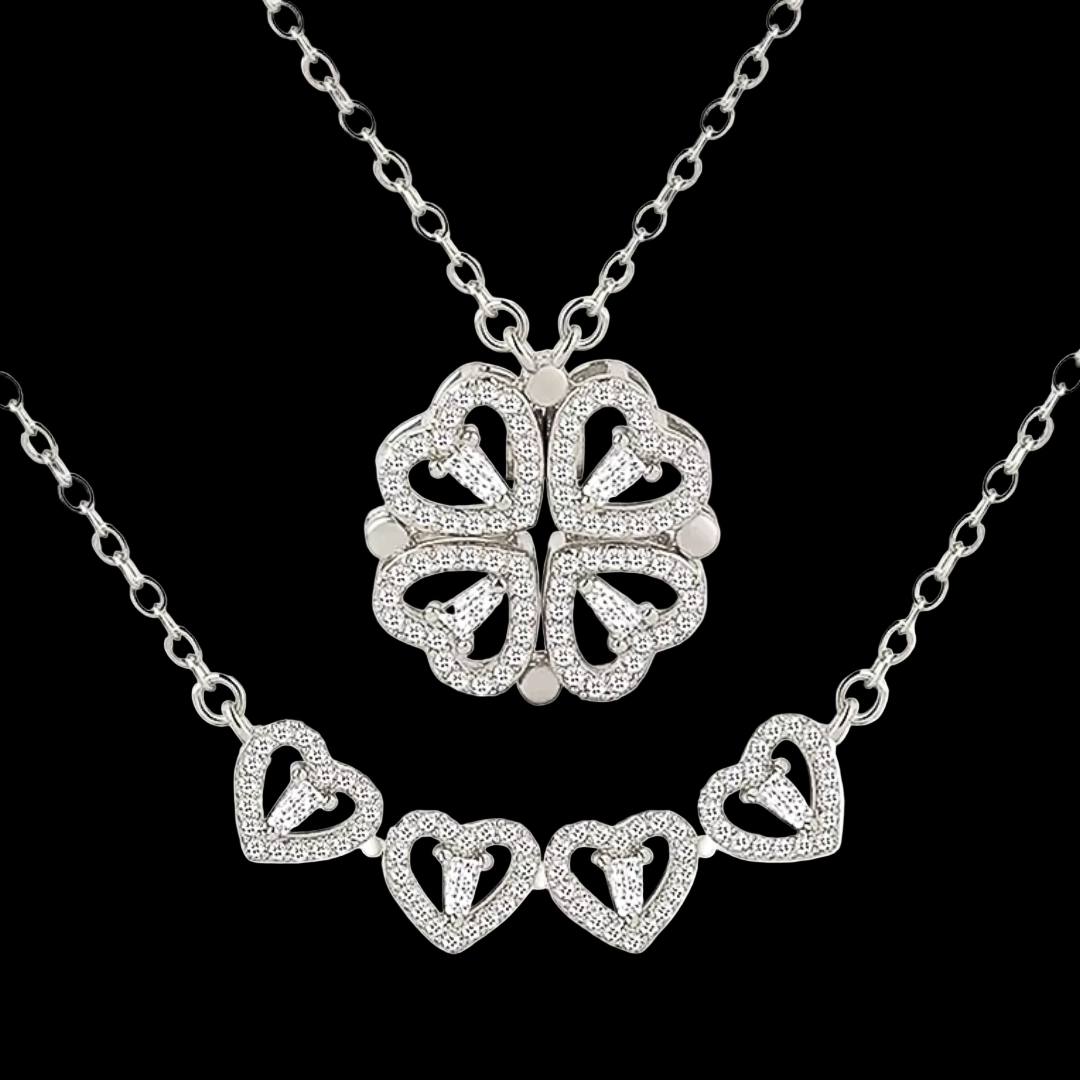 Clover Heart Necklace